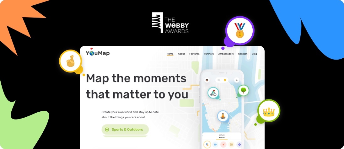 YouMap is Nominated for a Webby Awards 2022!